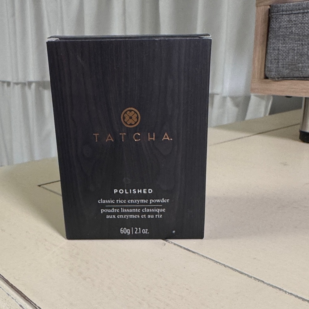 Tatcha Polished Rice Enzyme Powder in Black and Gold